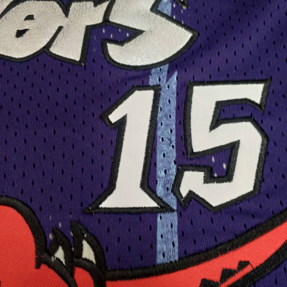 Vince Carter Toronto Raptors Throwback 1998-99 Hardwood Classics Jersey - Purple-Pro Kit Vault | Brand New 26/27 Sports Jerseys